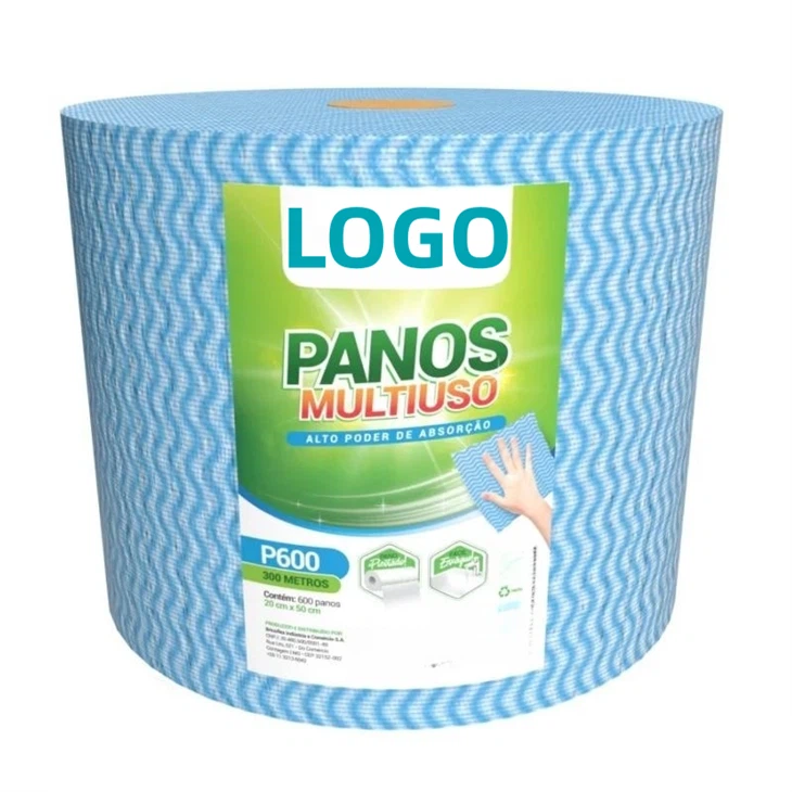 Dyletswydd Trwm Panos Multiuso 28x300m Glanhau Cegin Sych Rholyn jymbo